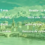 L'ecrin - 2 Bedrooms - Large Free Parking & Close To Tram Grenoble